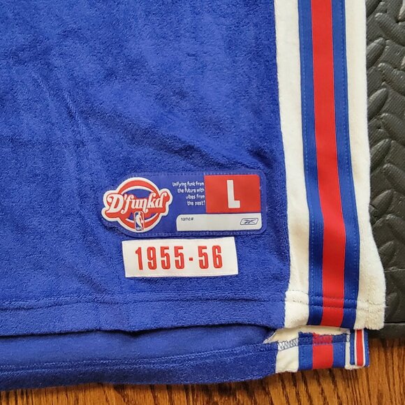 Atlanta Hawks Jason Terry Reebok Hardwood Classics Throwback D'funkd Blue Jersey - Picture 3 of 10